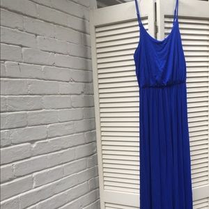 Lush royal blue long dress